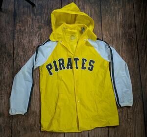 Vintage Youth XL Pittsburgh Pirates Rain Jacket Lays Baseball MLB Mcdonalds